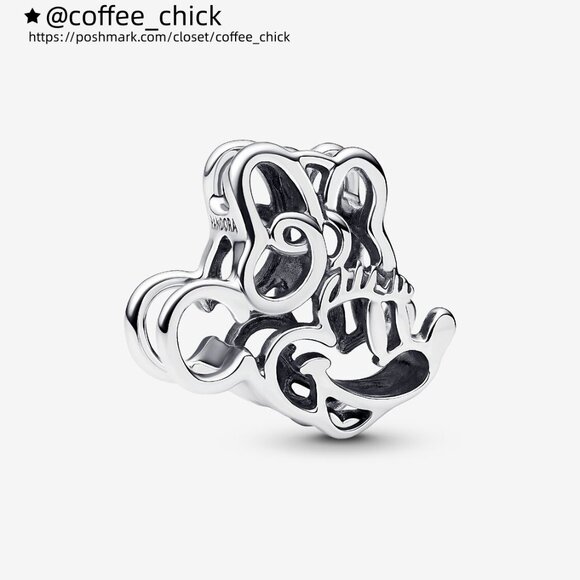 Pandora Disney Minnie Mouse Openwork Charm - Picture 1 of 6